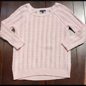 American Eagle 3/4 Sleeve Knit Sweater - Size S